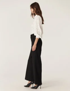 VELLA JACQUARD BLOUSE