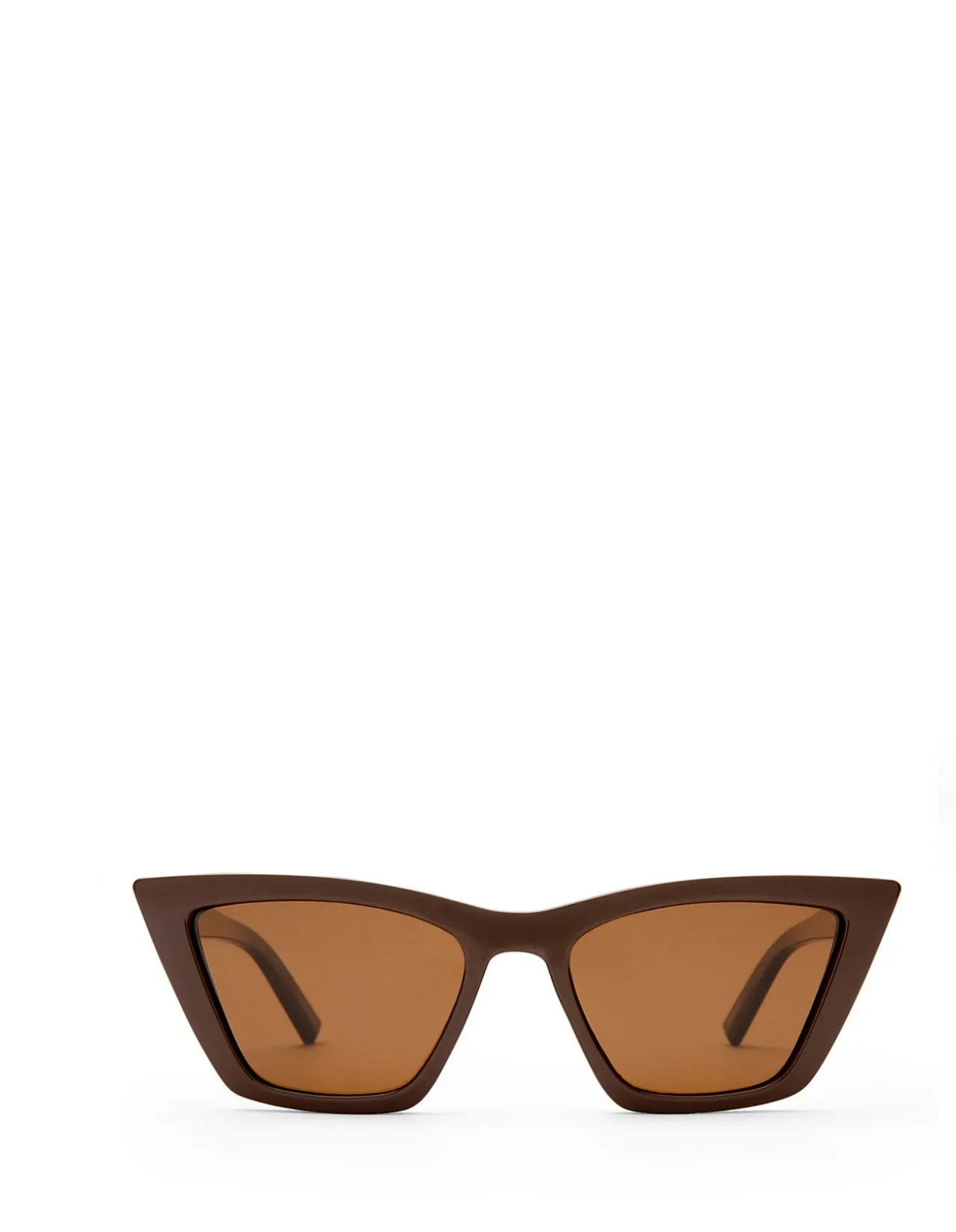 VELODROME BROWN CAT-EYE BROWN MONO POLARIZED SUNGLASSES