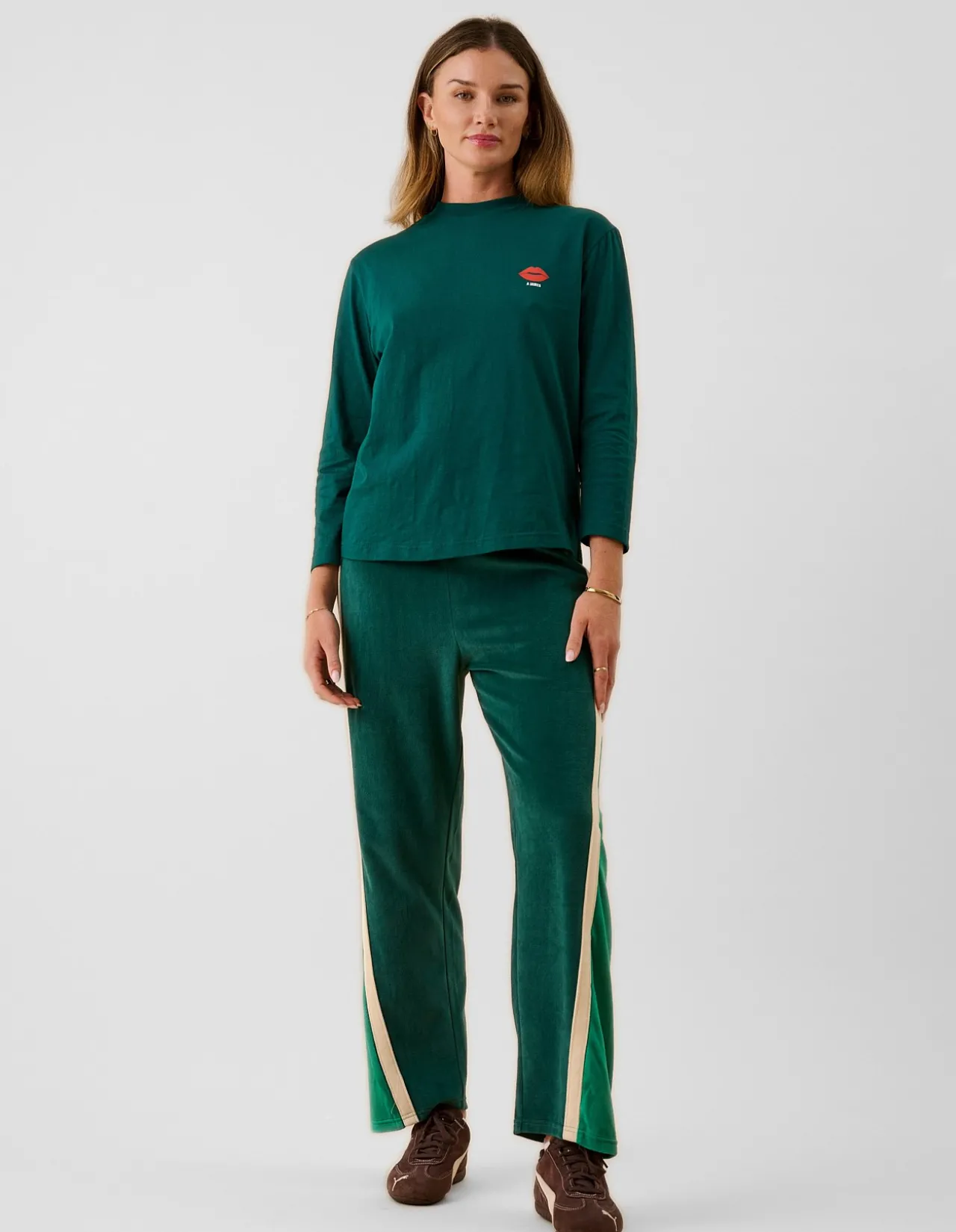 Velour Splice Trackpant