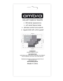Velvet Fleece Opaque Tights 200 Denier