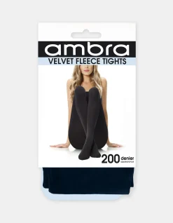 Velvet Fleece Opaque Tights 200 Denier