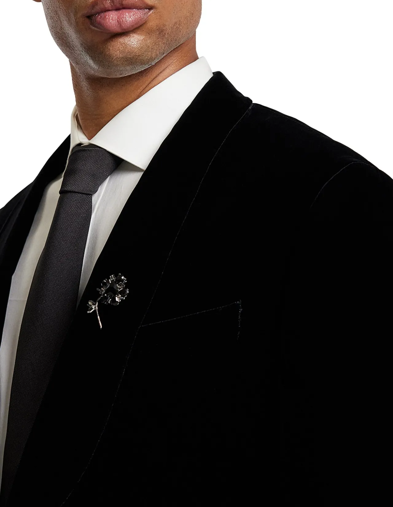 VELVET TUXEDO JACKET