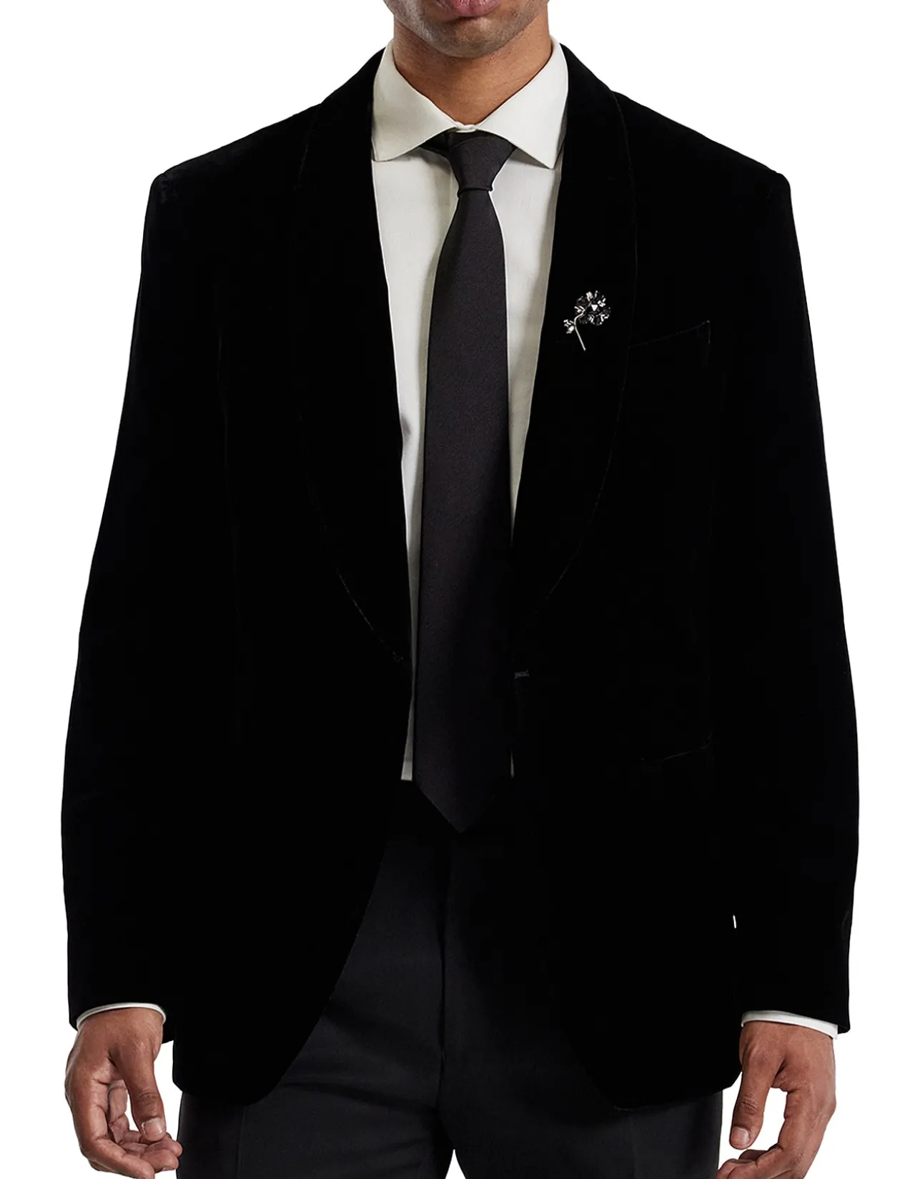 VELVET TUXEDO JACKET