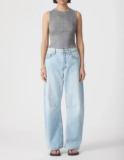 Vera Relaxed Barrel Leg Organic Denim Jeans