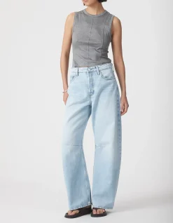Vera Relaxed Barrel Leg Organic Denim Jeans