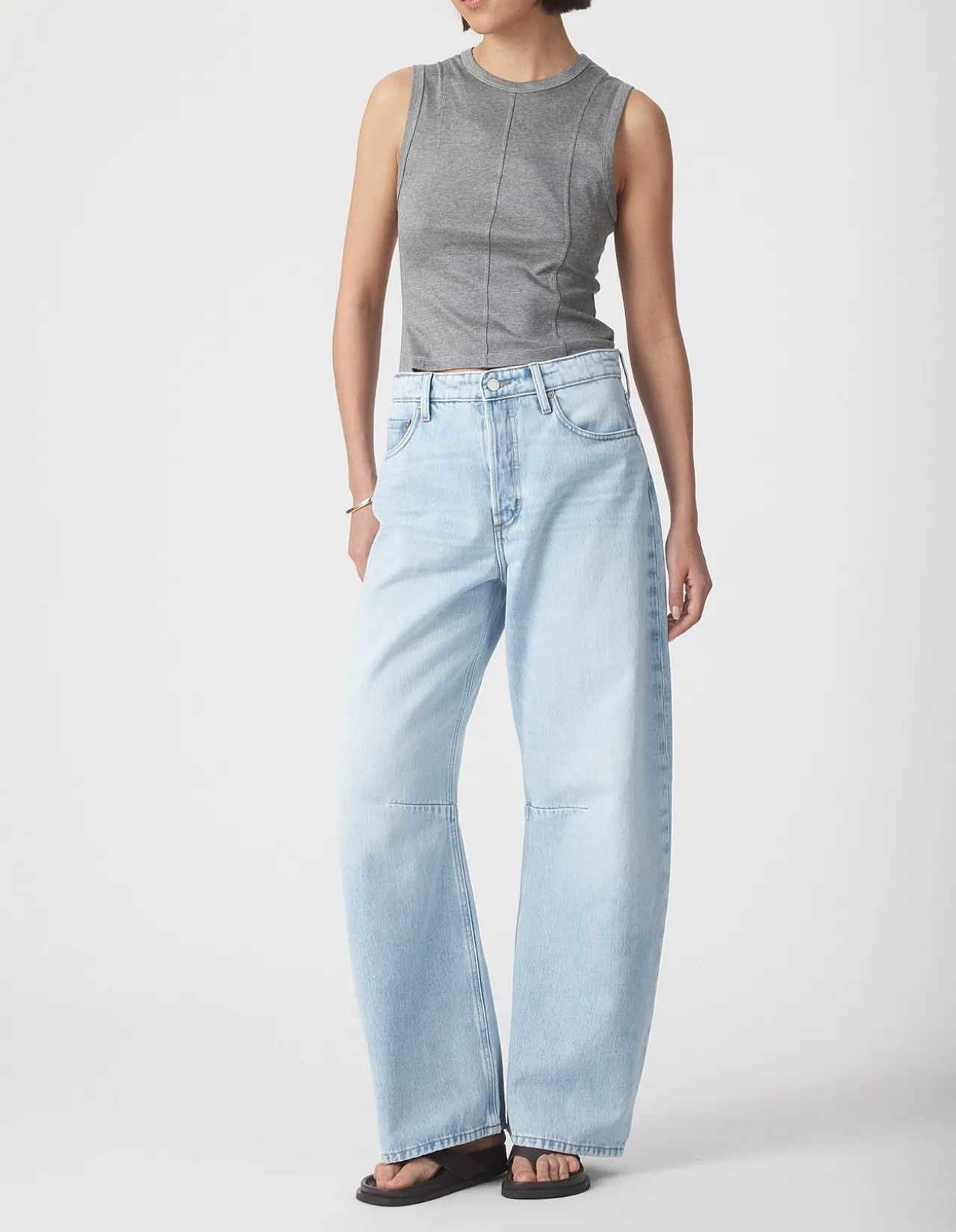 Vera Relaxed Barrel Leg Organic Denim Jeans