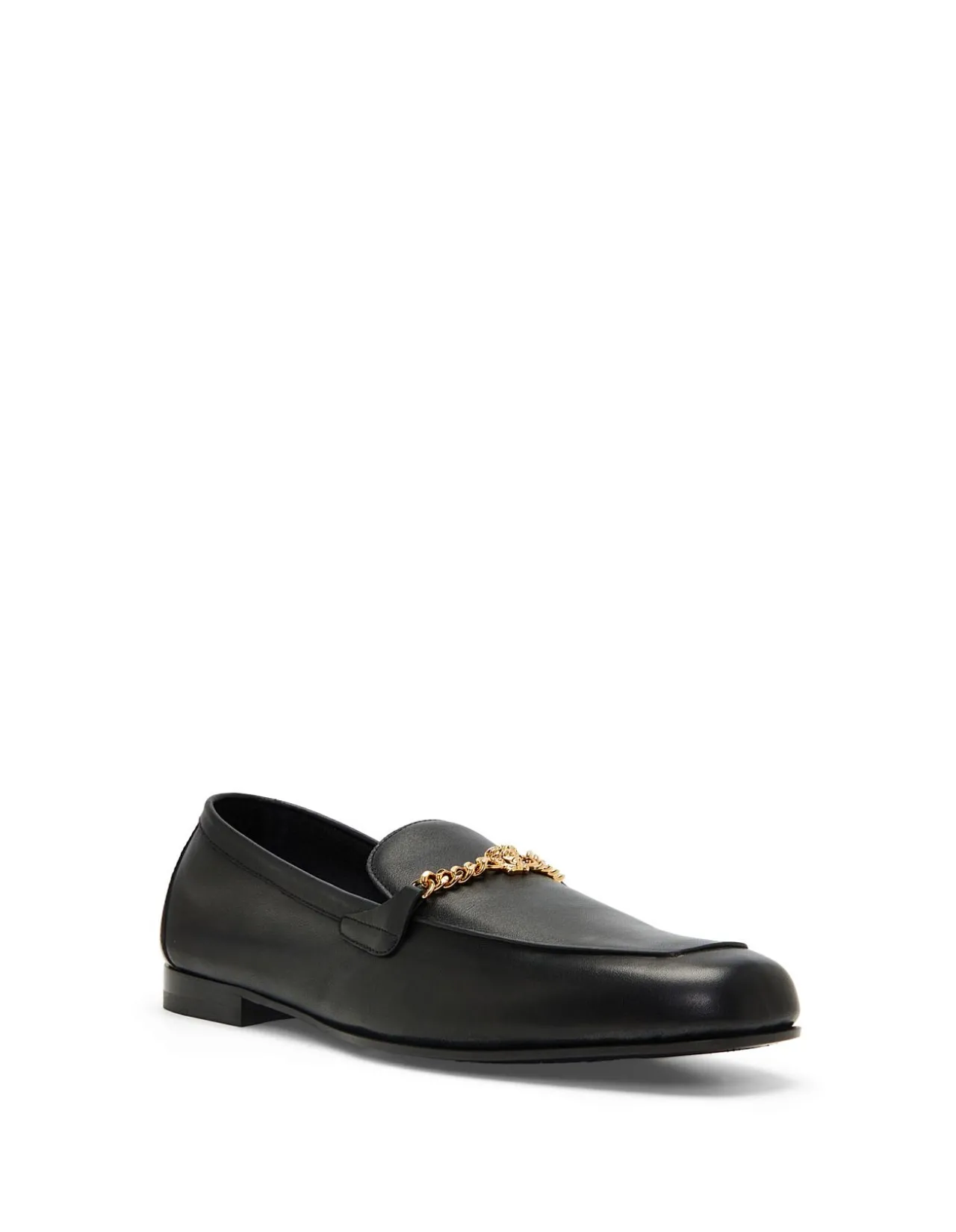 VERSACE LEATHER LOAFER