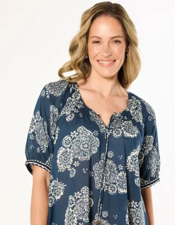 Via Short Billow Dress