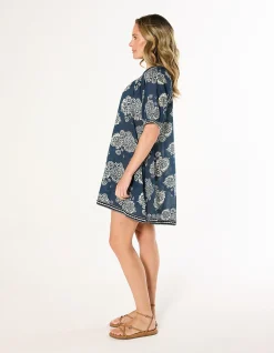 Via Short Billow Dress