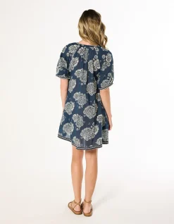 Via Short Billow Dress