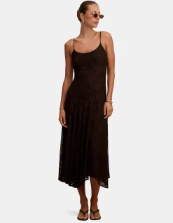 VICTORIA LACE MIDI DRESS