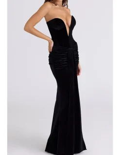 VIENNE PLUNGE MAXI GOWN