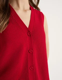 VILLA BUTTONED KNIT VEST