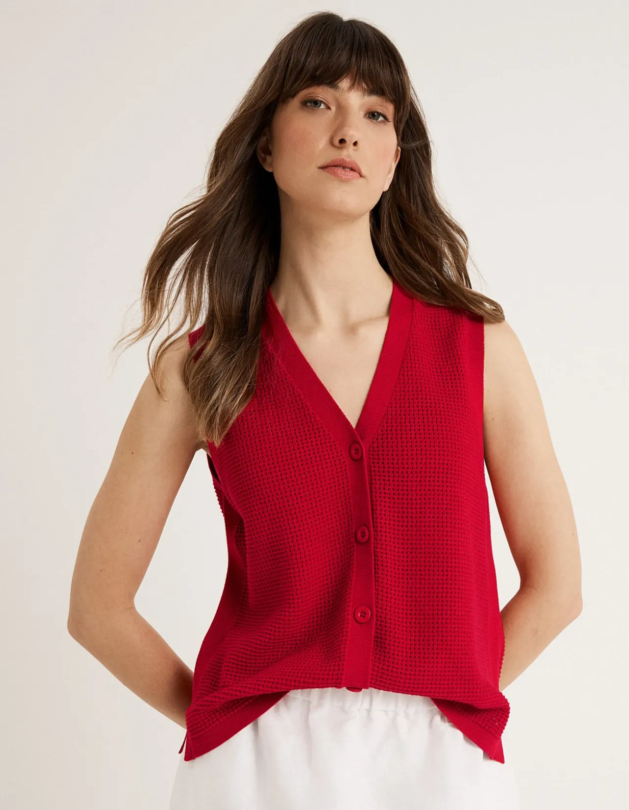VILLA BUTTONED KNIT VEST