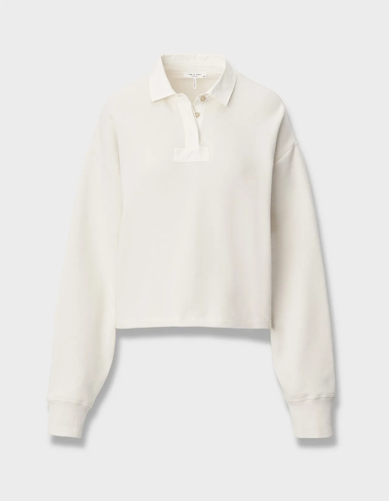 Vintage Terry Oversized Polo Sweatshirt
