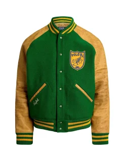 Vintage-Inspired Letterman Jacket