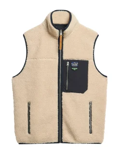 Vintage Retro Fleece Gilet