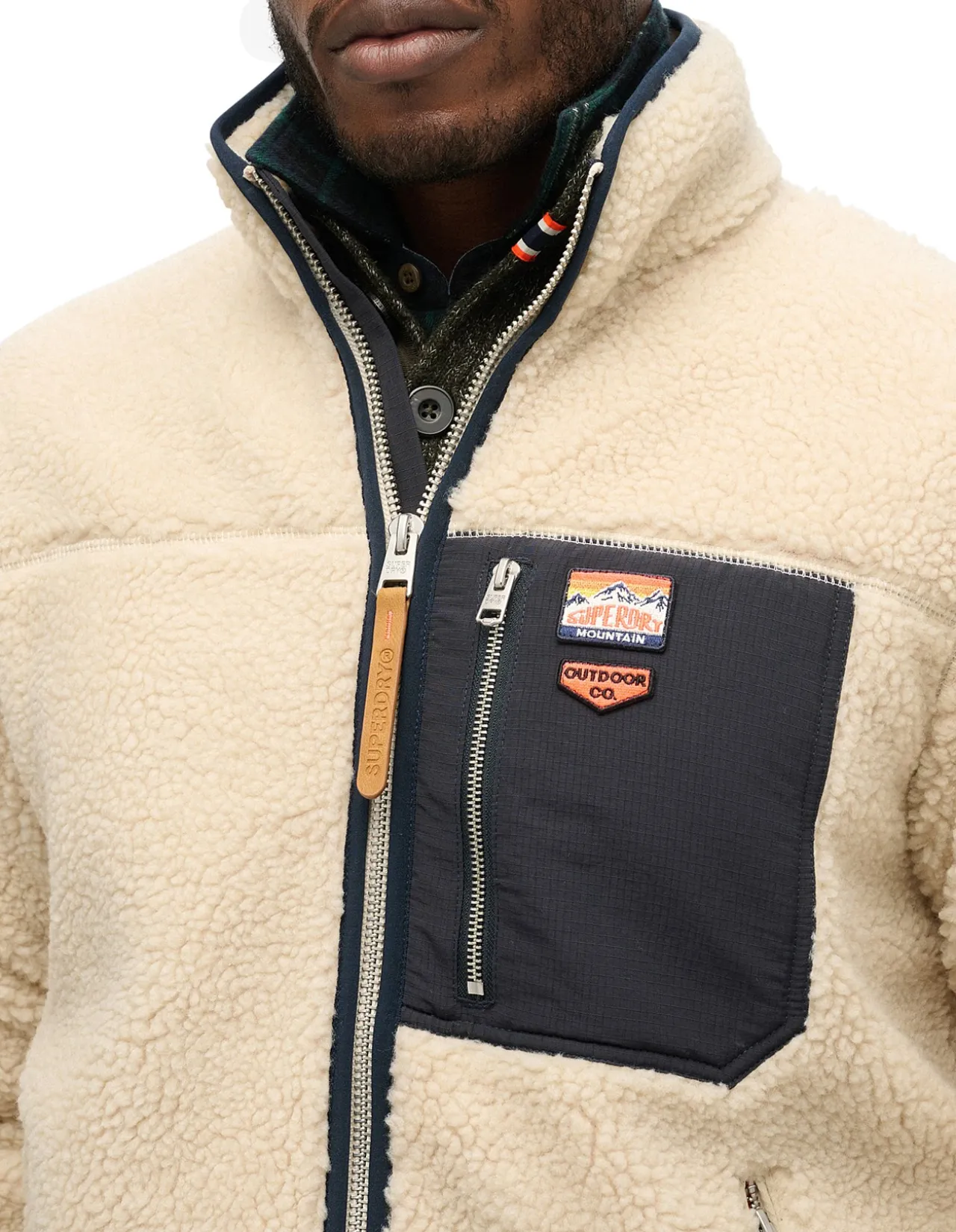 Vintage Retro Full Zip Fleece