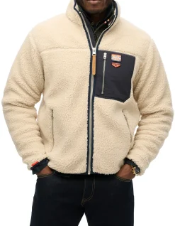 Vintage Retro Full Zip Fleece