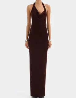 Violetta Drape Midi Dress