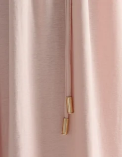 V NECK BELTED DRESS