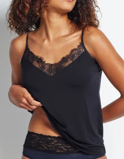 V Neck Lace Trim Cami