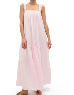 VOILE TIERED MAXI DRESS