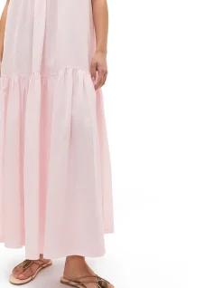 VOILE TIERED MAXI DRESS