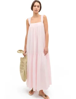 VOILE TIERED MAXI DRESS