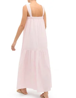 VOILE TIERED MAXI DRESS