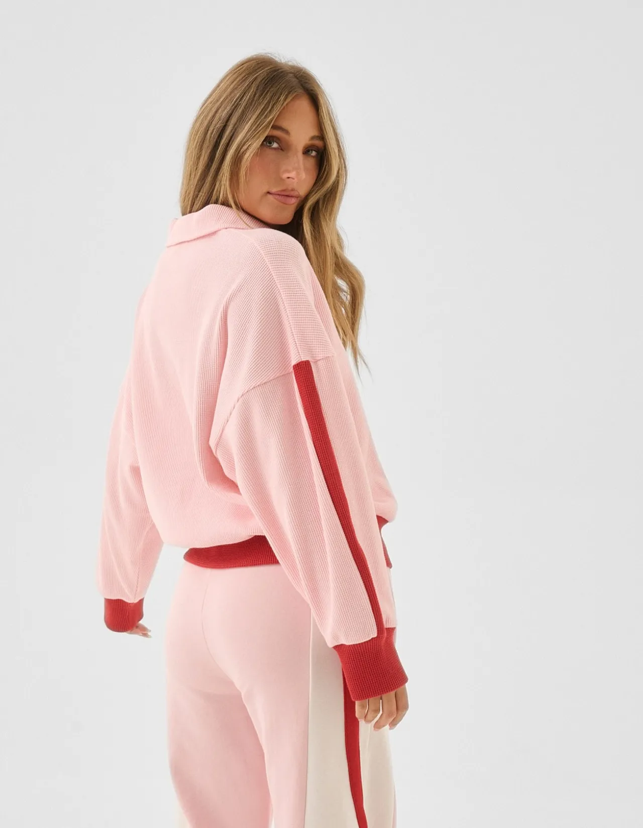 Waffle Splice Sweatshirt