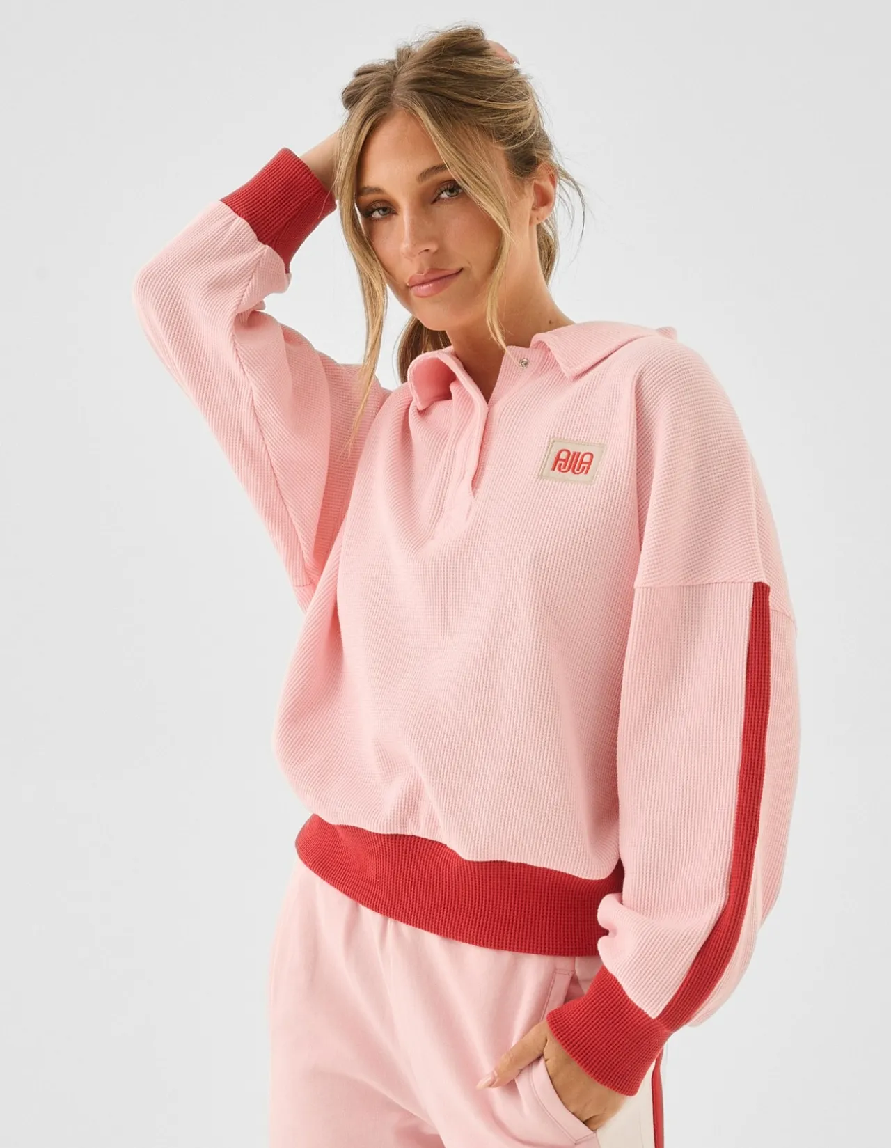 Waffle Splice Sweatshirt