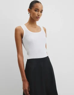 Waffle Crew Knit Tank