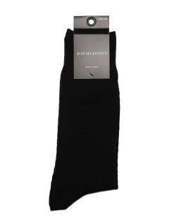 WAFFLE TEXT CREW SOCKS