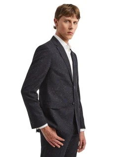WALLACE NAVY WITH MULTI COLOUR SPORTS JACKET