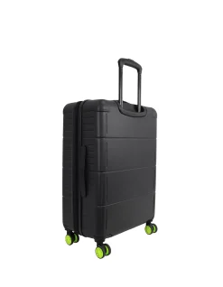 Wanderer 67cm Expandable Medium Suitcase Black