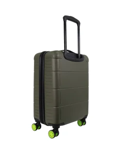 Wanderer 54cm Expandable Small Carry-On Suitcase Khaki