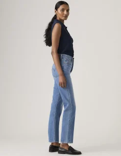 Wedgie Straight High Rise Ankle Jeans