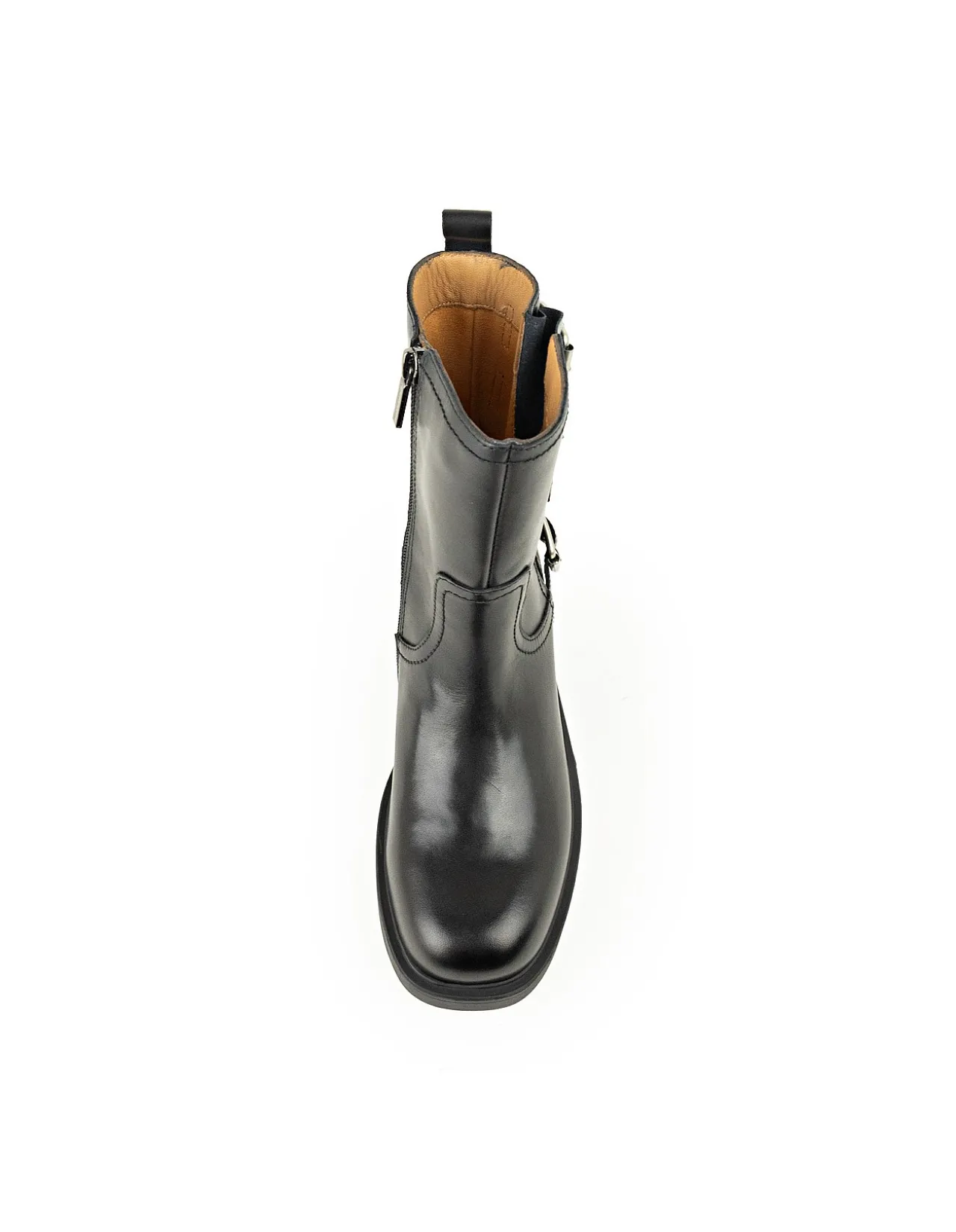 WHITLEY ANKLE BOOT WITH THREE BUCKLES