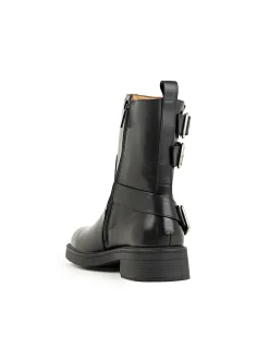 WHITLEY ANKLE BOOT WITH THREE BUCKLES