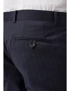 WIDE PINSTRIPE SUIT TROUSER