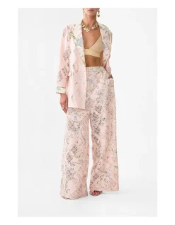 WIDE LEG WAISTED PANT