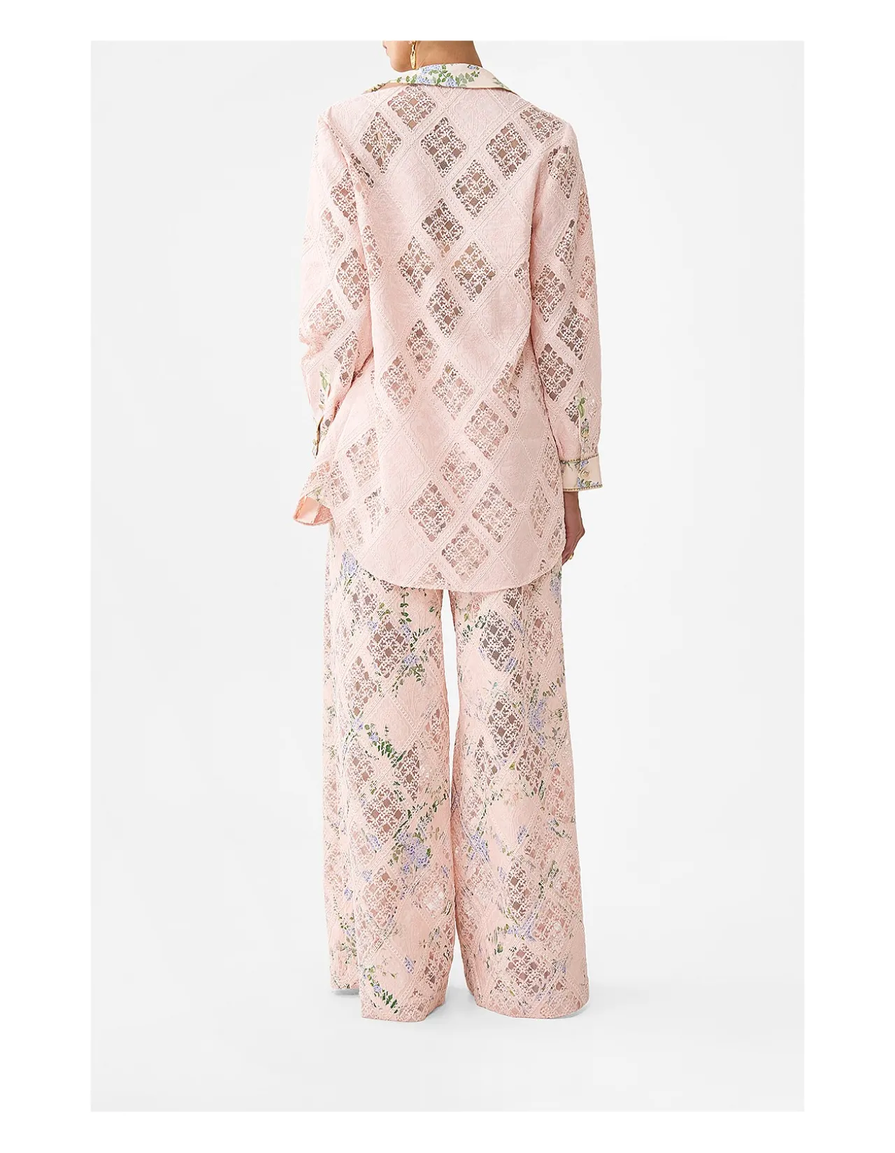 WIDE LEG WAISTED PANT
