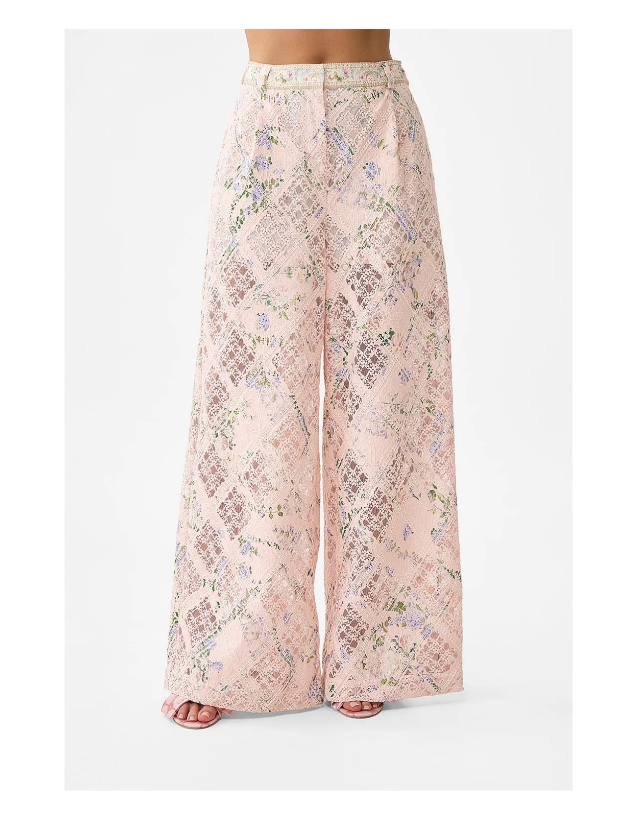 WIDE LEG WAISTED PANT