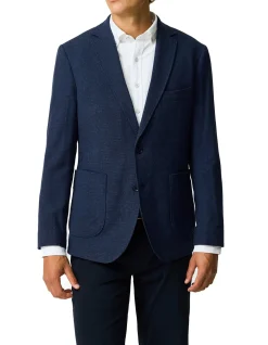 WILLOW FLAT SPORTS FIT JACKET - INDIGO