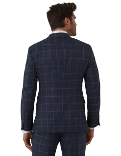 WINDOWPANE CHECK JACKET
