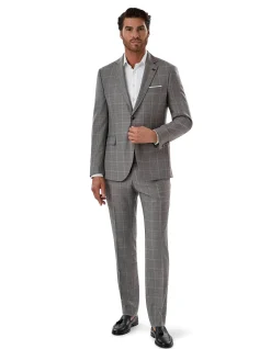 WINDOWPANE CHECK JACKET