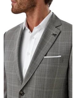 WINDOWPANE CHECK JACKET