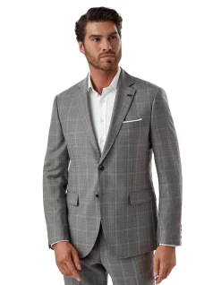 WINDOWPANE CHECK JACKET