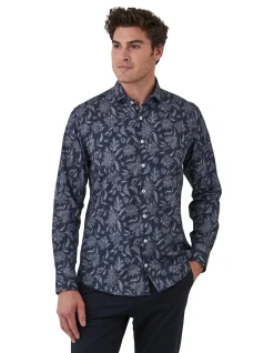 WINTON DARK NAVY FLORAL SHIRT